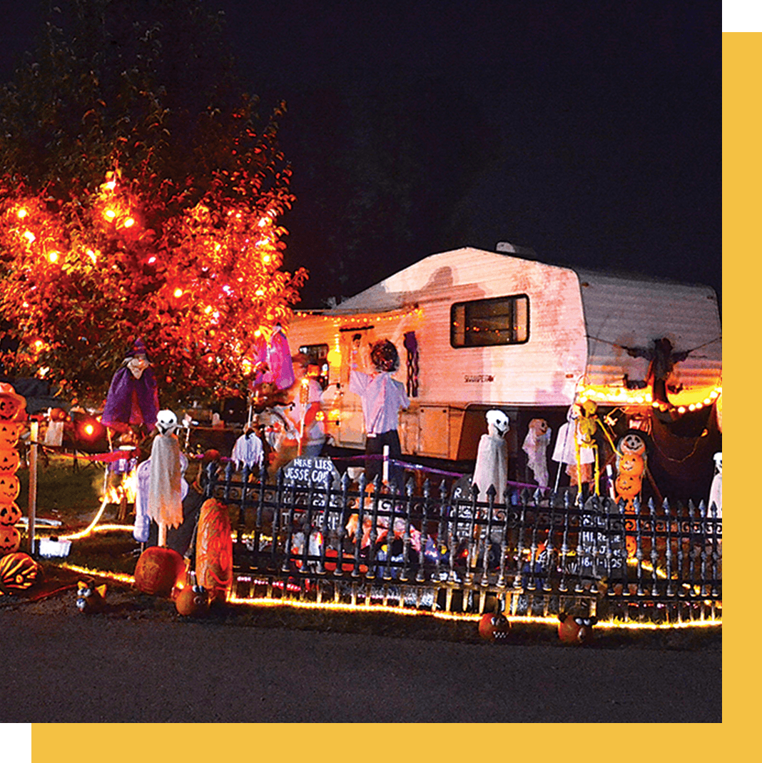 Photo l'halloween des campeurs